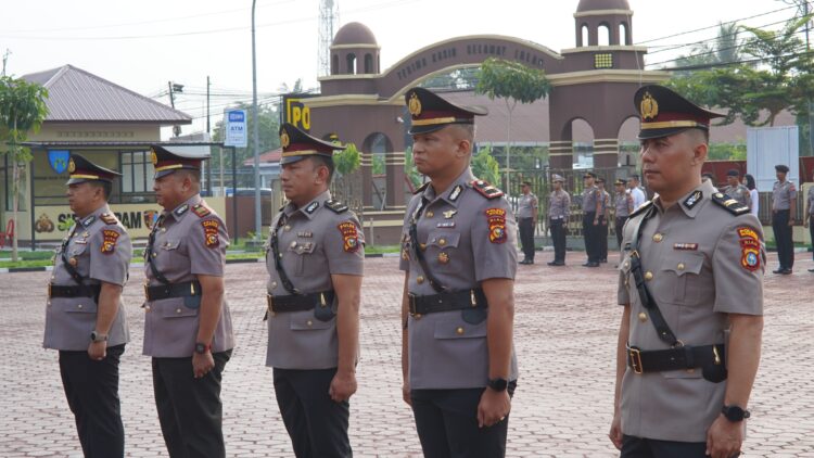 Kapolres Bengkalis Pimpin Sertijab Tiga Kapolsek, Tekankan Profesionalisme dan Pelayanan kepada Masyarakat