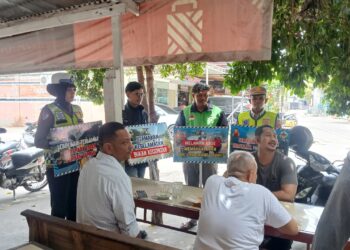 Polantas Karib Polda Aceh Ajak Ojol Jadi Pelopor Keselamatan: Jangan Main HP dan Terobos Lampu Merah