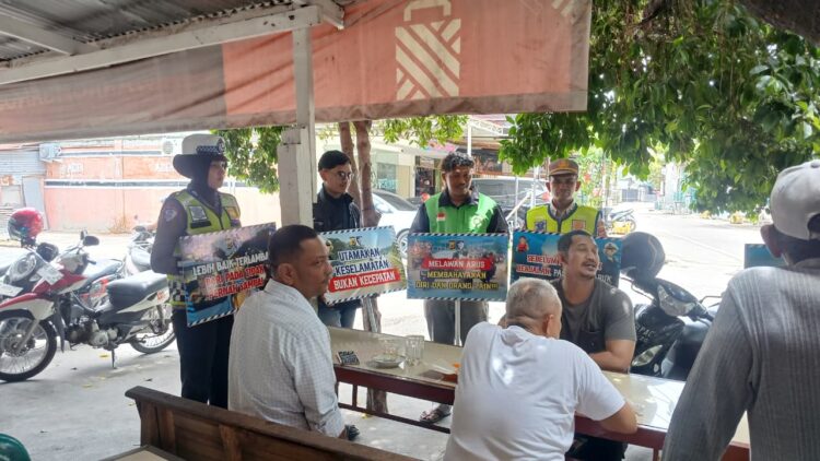 Polantas Karib Polda Aceh Ajak Ojol Jadi Pelopor Keselamatan: Jangan Main HP dan Terobos Lampu Merah