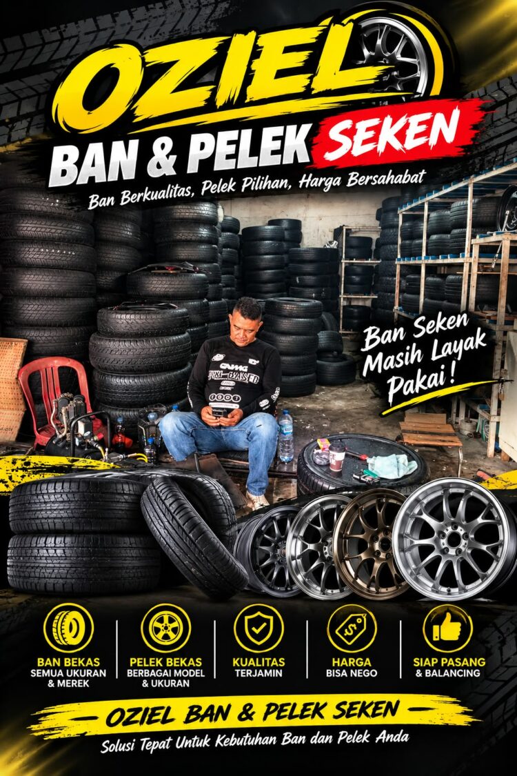 Oziel Ban & Pelek Seken: Solusi Cerdas Berkendara, Kualitas Tetap Jadi Prioritas