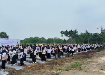 Mapala UMRI Libatkan 500 Lebih Mahasiswa Baru dalam Penanaman Nenas dan Jagung untuk Dukung Ketahanan Pangan Nasional