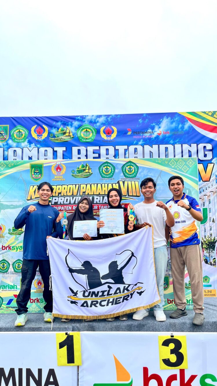 Unilak Archery Club Raih Empat Medali pada Kejuaraan Panahan Provinsi Riau di Rokan Hilir