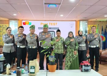 Polantas Karib Edukasi Mahasiswa UMRI tentang Bahaya Kantuk dan Keselamatan Berkendara