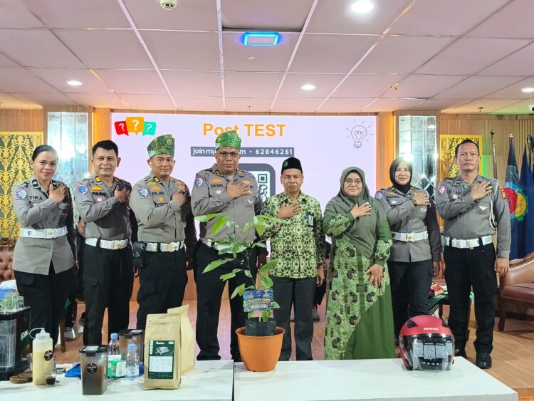 Polantas Karib Edukasi Mahasiswa UMRI tentang Bahaya Kantuk dan Keselamatan Berkendara