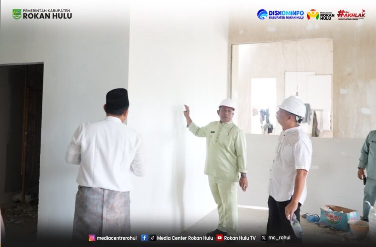 Bupati Anton Tinjau Progres MPP Rohul, Persiapan Bangunan Terus Dimatangkan