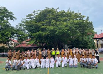 Bukan Sekadar Upacara, Polantas Aceh Tanamkan ‘Virus’ Keselamatan di SMA Negeri 10 Fajar Harapan