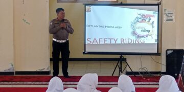 Milad USK ke-65 dan HUT Lantas ke-71, Polantas Aceh Dorong Pelajar Jadi Pelopor Keselamatan Berlalu Lintas