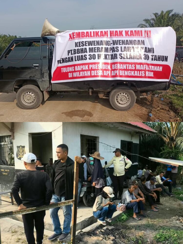 Puluhan Warga Desa Api Api Tuntut Pengembalian Lahan 30 Hektare, Kelompok Tani Harapan Maju Minta Pemerintah Turun Tangan