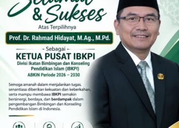 Prof. Dr. Rahmad Hidayat Terpilih Pimpin Pusat IBKPI ABKIN Periode 2026–2030