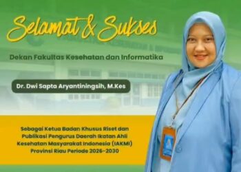 Yeni Astuti Sampaikan Ucapan Selamat untuk Dr. Dwi Sapta Aryantiningsih, M.Kes, Atas Amanah Baru di IAKMI Riau