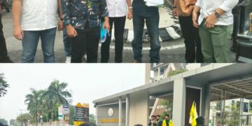 SEMMI Riau Gelar Aksi di Depan Kejati Riau, Desak Dugaan Penyimpangan APBKeP Balam Jaya Diusut Tuntas