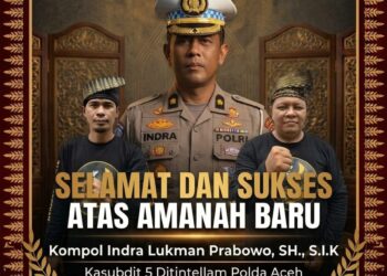 Amanah Baru di Polda Aceh, Yayasan Tanjak Bertuah Riau Ucapkan Selamat kepada Kompol Indra Lukman Prabowo
