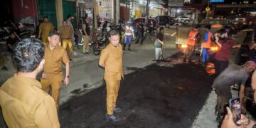Perlebar 3 Ruas Jalan Pekanbaru, Wako Agung Apresiasi dan Ucapkan Terimakasih Kepada Plt Gubri SF Hariyanto