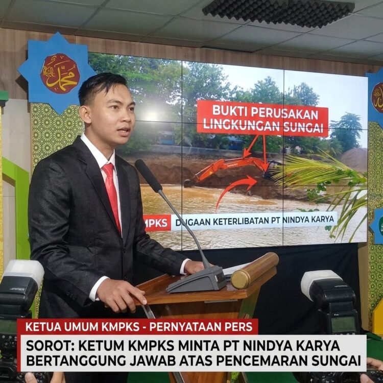 Agung Maulana Ketum KMPKS sorot PT Nindya karya melanggar UUD merusak lingkungan Sumatera Barat