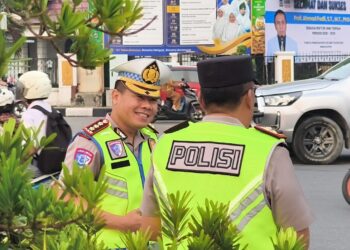 Pastikan Arus Lalu Lintas Lancar, Dirlantas Bersama Kapolda Riau dan PJU Polda Riau Laksanakan Monitoring dan Strong Point Pagi