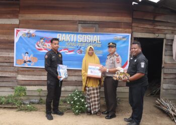 Bukan Sekadar Seremoni, Humas Polres Kampar Rayakan HUT ke-75 dengan Aksi Sosial