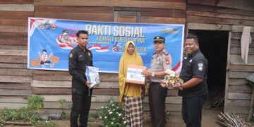 Bukan Sekadar Seremoni, Humas Polres Kampar Rayakan HUT ke-75 dengan Aksi Sosial