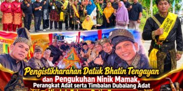 Kental dengan Tradisi Melayu, Bhatin Tengayan Kukuhkan Ninik Mamak dan Perangkat Adat di Pekanbaru