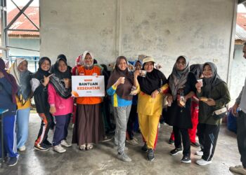 Rumah Zakat Gelar Senam Lansia dan Pemeriksaan Kesehatan di Marpoyan Damai