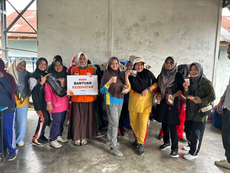 Rumah Zakat Gelar Senam Lansia dan Pemeriksaan Kesehatan di Marpoyan Damai