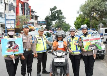 Hari kedua Operasi Patuh Lancang Kuning 2026, Polda Riau dorong budaya tertib berlalu lintas