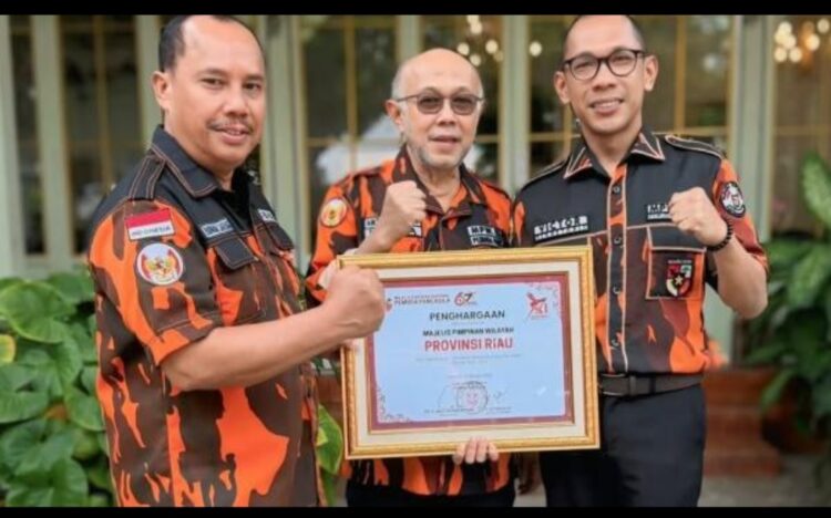 Pemuda Pancasila Riau Raih Penghargaan MPN, Cetak 570 Kader dalam Dua Tahun